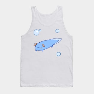 Cute blue axolotl Tank Top